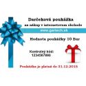 Darčeková poukážka gartech.sk 10€